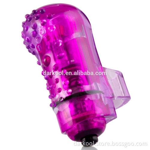 B012/Vibrating Tickler Finger Vibrator Ring Brush Strong Bullet Vibe Climax Stimulator Female Masturbation Tool Sex Toy